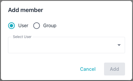 Adding a member