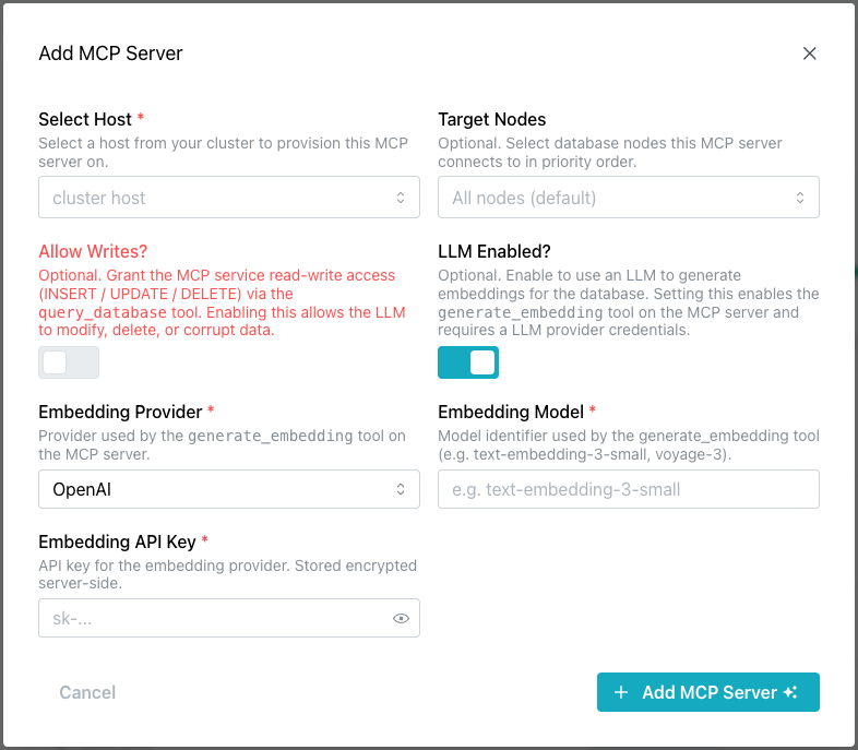 Adding an MCP Server