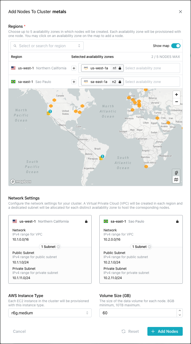 Adding a node to a cluster