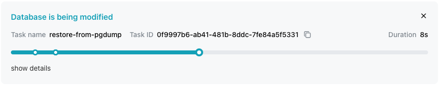 Progress bar update